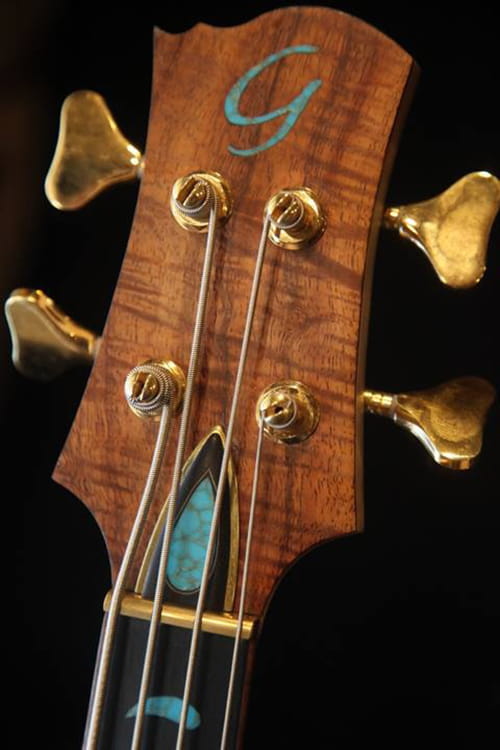 Craig Gordon Guitars - Custom Made Guitar - Double-neck Electric Bass and Guitar - Model #DNBG-46 - Rojo Mojo The Beast - Buffalo Music Club