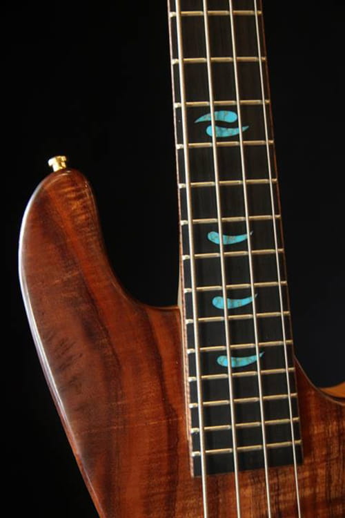 Craig Gordon Guitars - Custom Made Guitar - Double-neck Electric Bass and Guitar - Model #DNBG-46 - Rojo Mojo The Beast - Buffalo Music Club